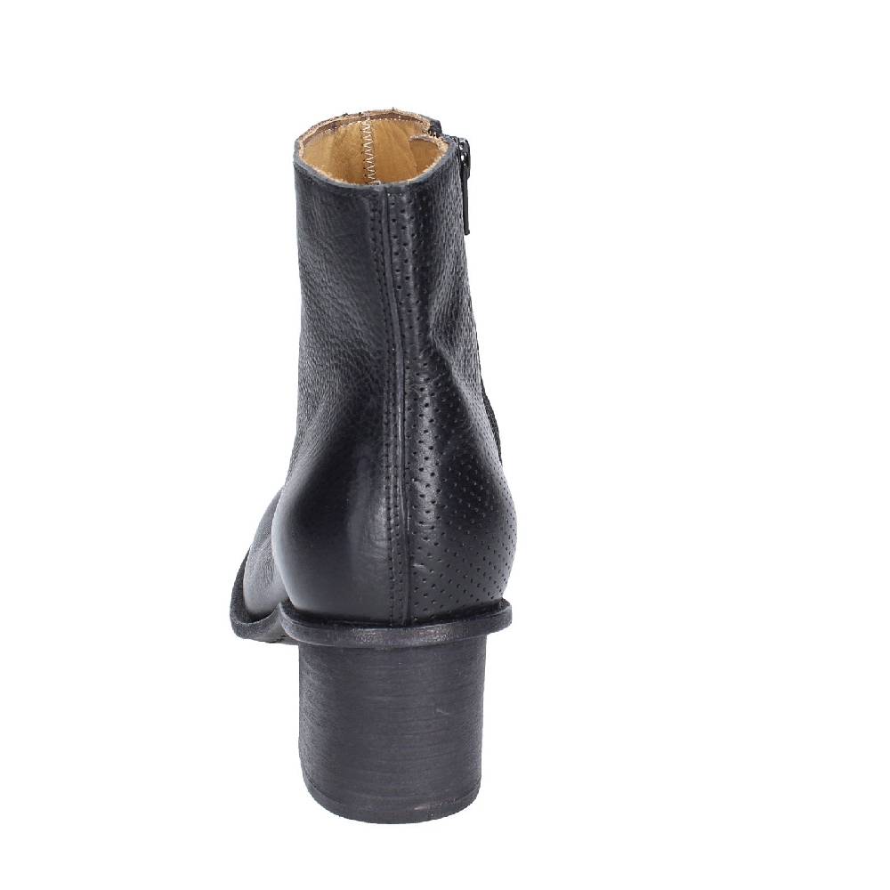 scarpe donna MOMA stivaletti nero pelle 28405C VINTAGE EX395 Qualità