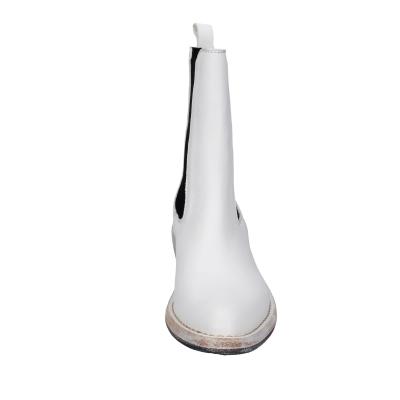 scarpe donna MOMA stivaletti bianco pelle 1CW228-CAP BD489 Pezzi Unici