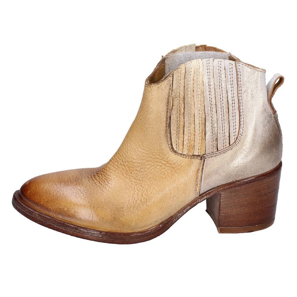 scarpe donna MOMA stivaletti marrone pelle 33403B VINTAGE EX402 Offerta per la Festa della Mamma