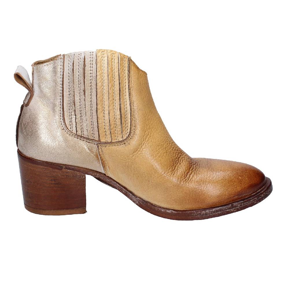 scarpe donna MOMA stivaletti marrone pelle 33403B VINTAGE EX402 Offerta per la Festa della Mamma