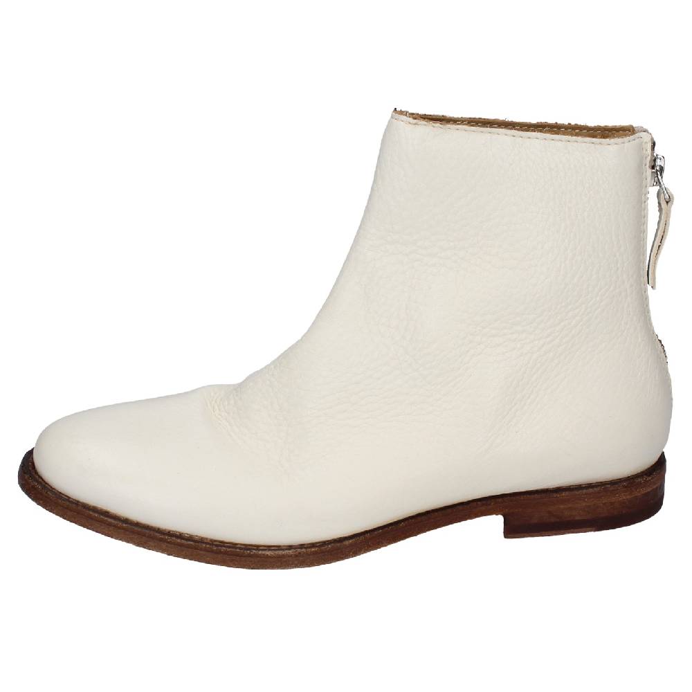 scarpe donna MOMA stivaletti bianco pelle 31402B VINTAGE EX471 Qualità Garantita
