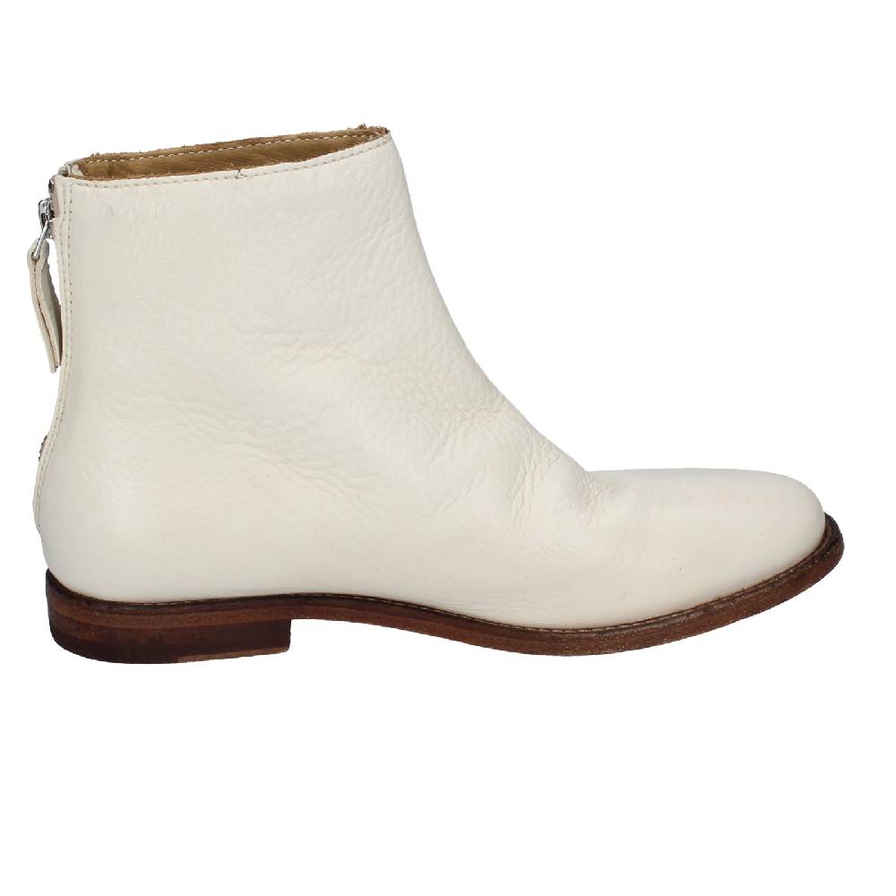 scarpe donna MOMA stivaletti bianco pelle 31402B VINTAGE EX471 Qualità Garantita