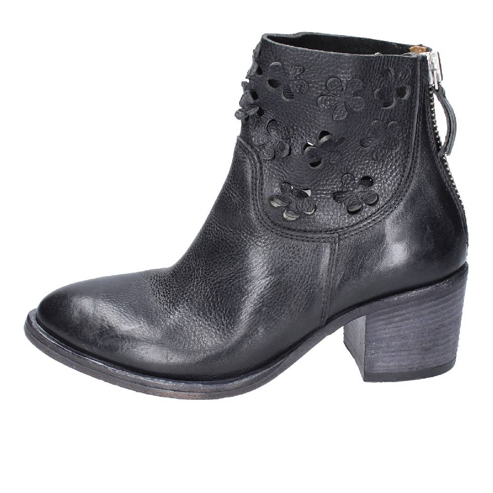 scarpe donna MOMA stivaletti nero pelle 33402C VINTAGE EX396 Acquista Ora