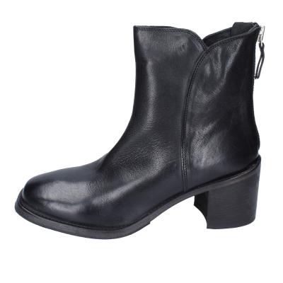 scarpe donna MOMA stivaletti nero pelle 1CW342-CU BD616 Consegna Veloce