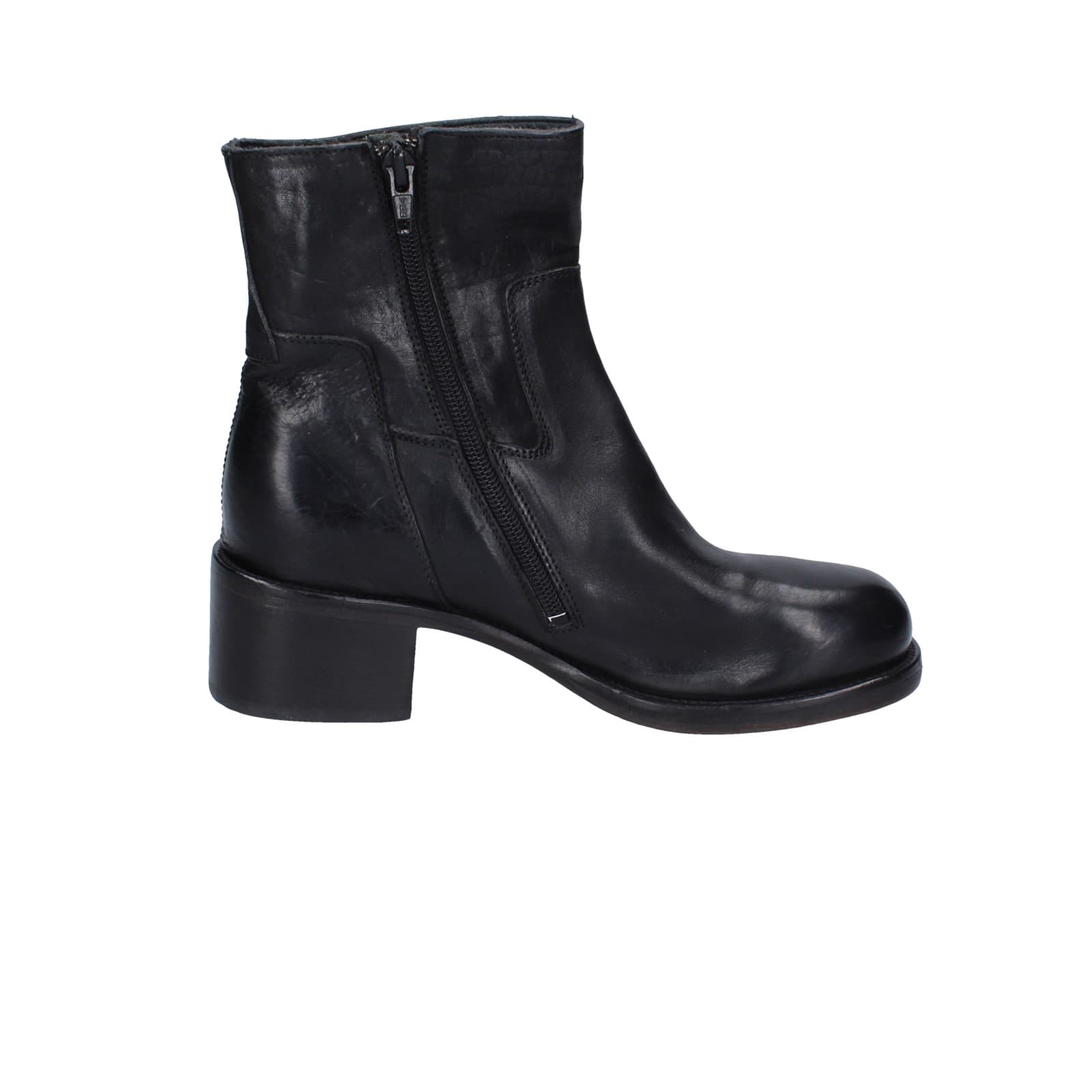 scarpe donna MOMA stivaletti nero pelle 72303C-CU EY498 Promozione Limitata