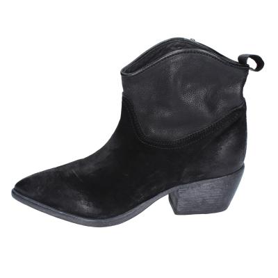 scarpe donna MOMA stivaletti nero camoscio pelle 1CW313 VINTAGE BD809 Shopping Online