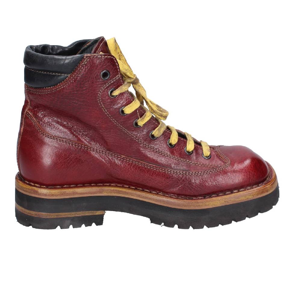 scarpe donna MOMA stivaletti bordeaux pelle 81302B EY561 Affare Del Giorno
