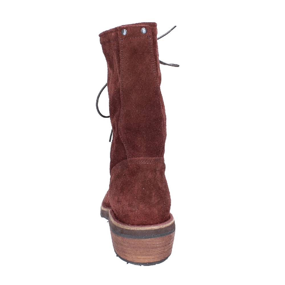 scarpe donna MOMA stivaletti bordeaux camoscio 77301C VINTAGE EX520 Prezzo Ridotto