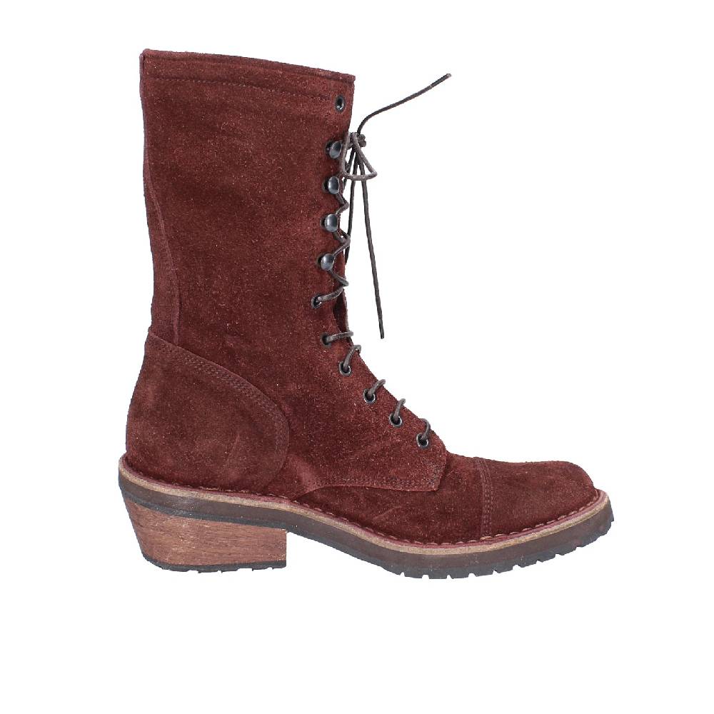 scarpe donna MOMA stivaletti bordeaux camoscio 77301C VINTAGE EX520 Prezzo Ridotto