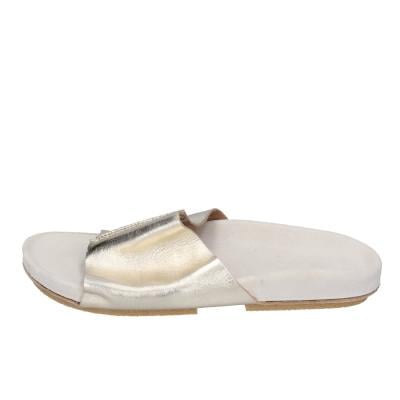 scarpe donna MOMA sandali oro pelle platino 1GS455-RA BC69 Economico