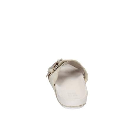 scarpe donna MOMA sandali beige pelle oro camoscio 1GS458-K0B BC770 Vendita Calda