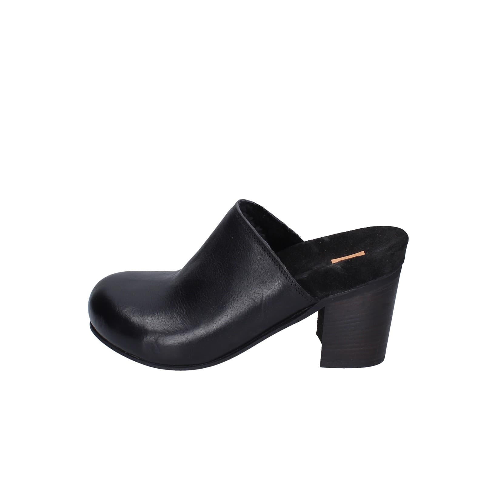 scarpe donna MOMA sandali nero pelle 86301G-CUM EY490 Saldi Di Fabbrica