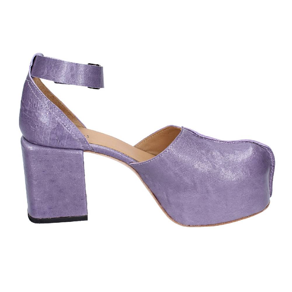 scarpe donna MOMA sandali viola pelle AGS445 EX374 Ultimi due giorni