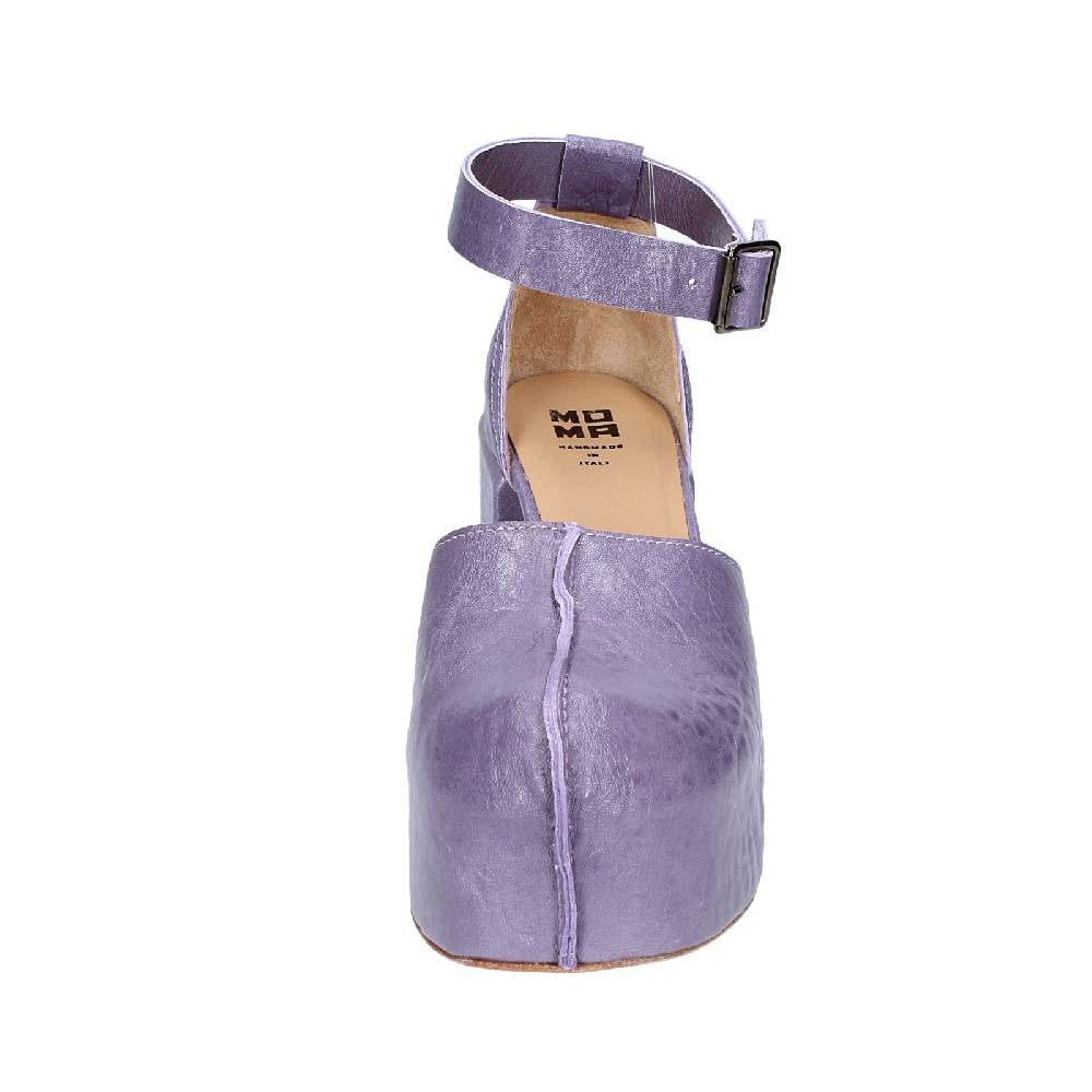 scarpe donna MOMA sandali viola pelle AGS445 EX374 Ultimi due giorni