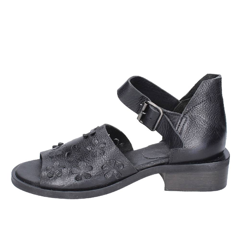 scarpe donna MOMA sandali nero pelle 35404G VINTAGE EX405 2025