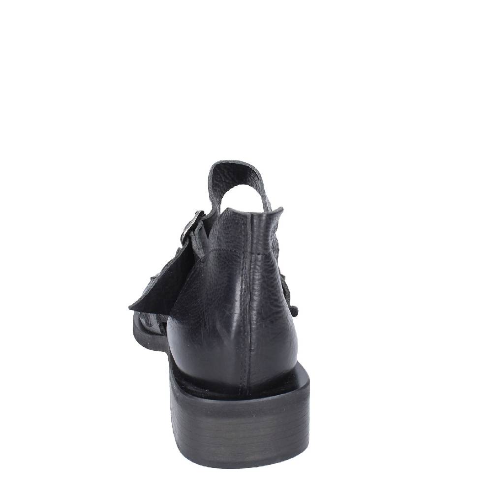 scarpe donna MOMA sandali nero pelle 35404G VINTAGE EX405 2025