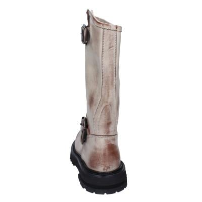 scarpe donna MOMA stivali marrone pelle beige 1DW340 VINTAGE BD924 Acquista Ora