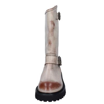 scarpe donna MOMA stivali marrone pelle beige 1DW340 VINTAGE BD924 Acquista Ora