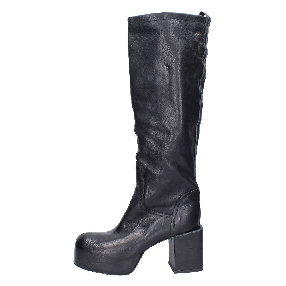 scarpe donna MOMA stivali nero pelle 87305D VINTAGE EX512 Shopping Online