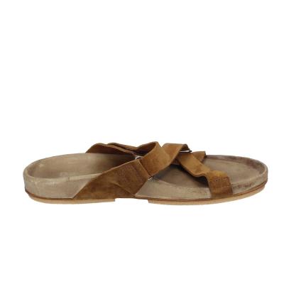scarpe uomo MOMA sandali marrone camoscio 2GS458-K0B BC112 Presa