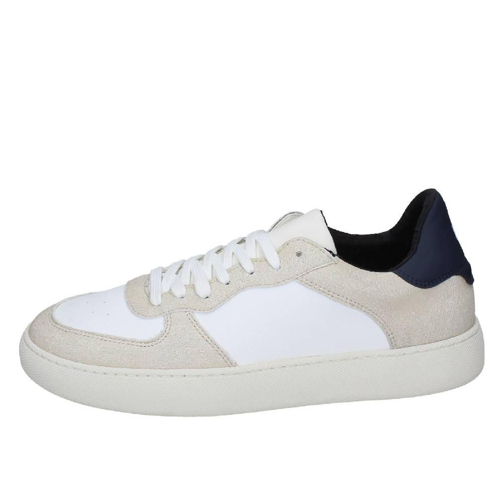 scarpe uomo NIRA RUBENS sandali bianco pelle beige camoscio EX195 Economico