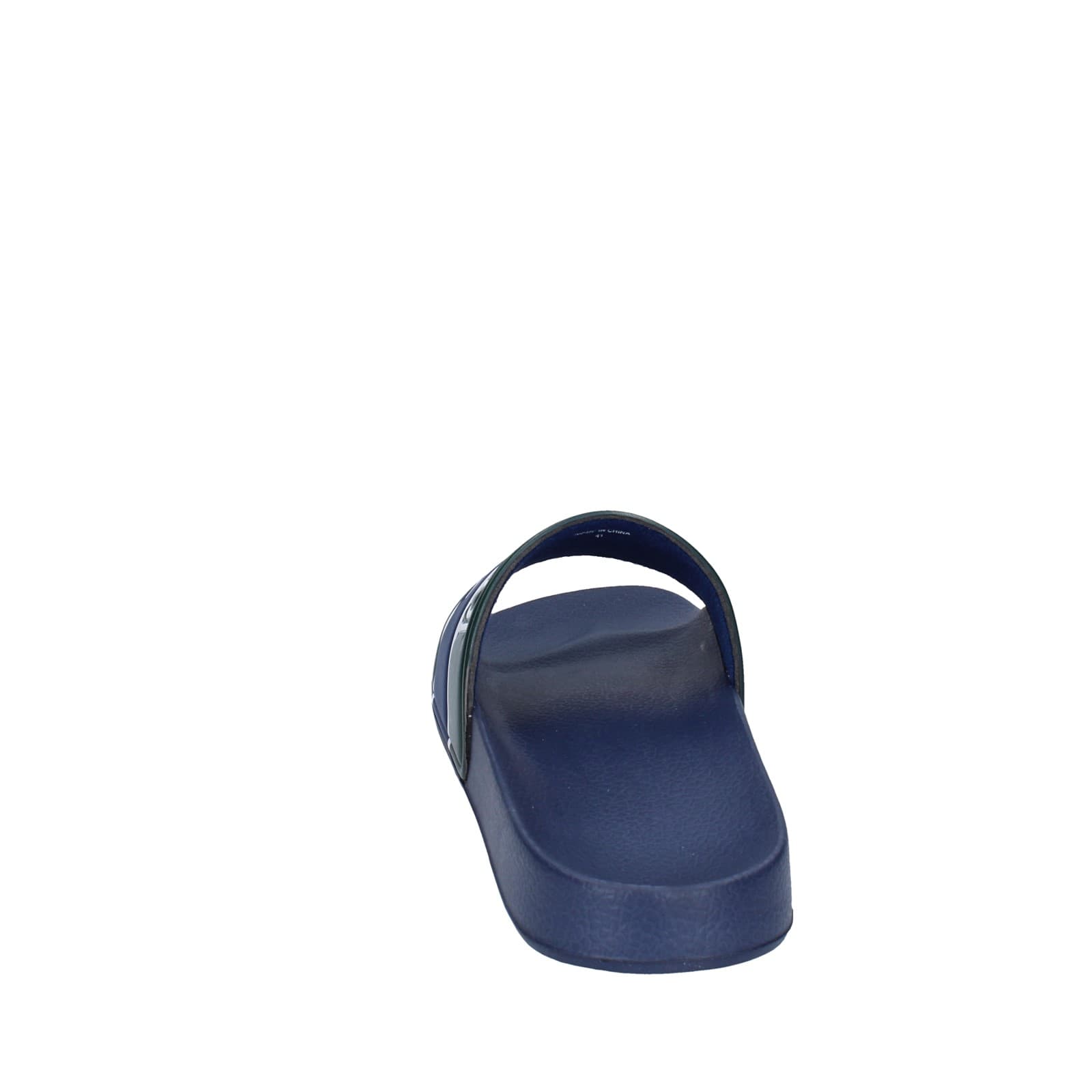 scarpe uomo TRUSSARDI sandali blu plastica verde EY246 Online