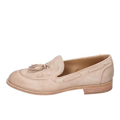 scarpe uomo MOMA mocassini beige camoscio 2FS410-OW BC37 Vendita Economica