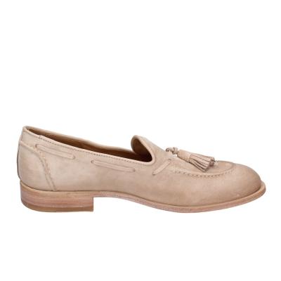 scarpe uomo MOMA mocassini beige camoscio 2FS410-OW BC37 Vendita Economica