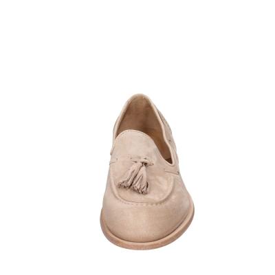 scarpe uomo MOMA mocassini beige camoscio 2FS410-OW BC37 Vendita Economica