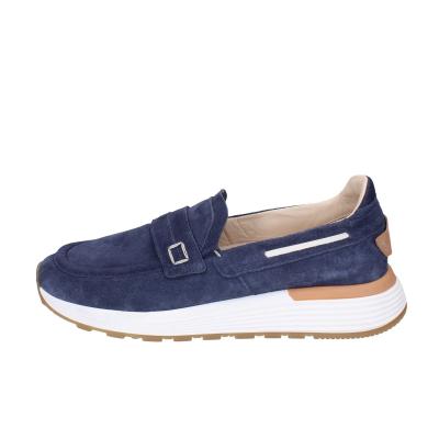 scarpe uomo MOMA mocassini blu camoscio 4FS413-CRPG BC773 I Più Venduti
