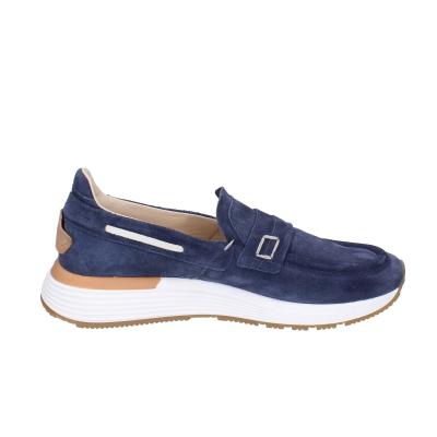 scarpe uomo MOMA mocassini blu camoscio 4FS413-CRPG BC773 I Più Venduti