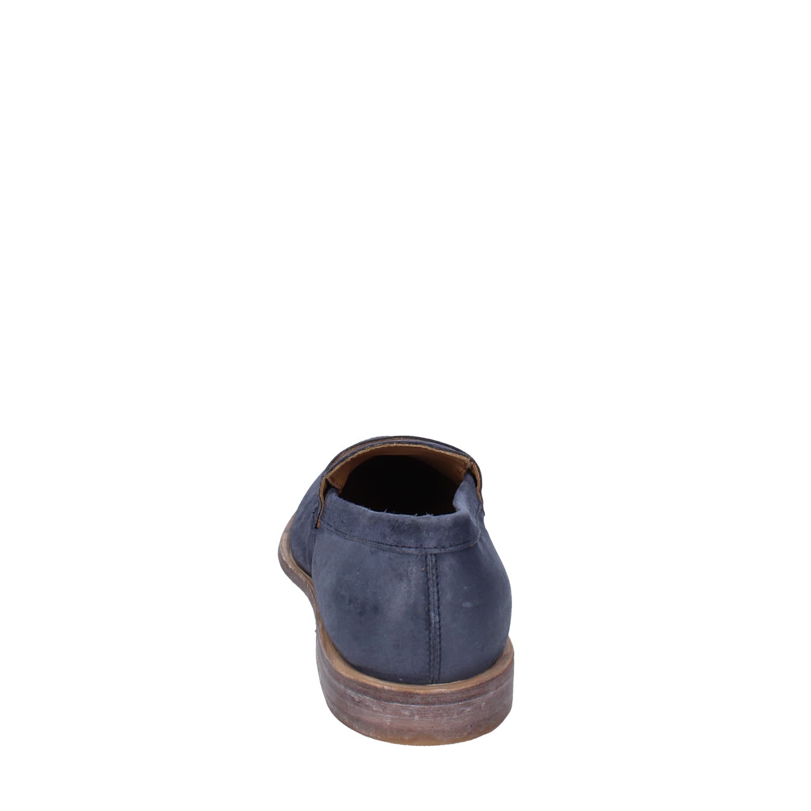 scarpe uomo MOMA mocassini blu camoscio 2E5449-OW EY425 Nuova