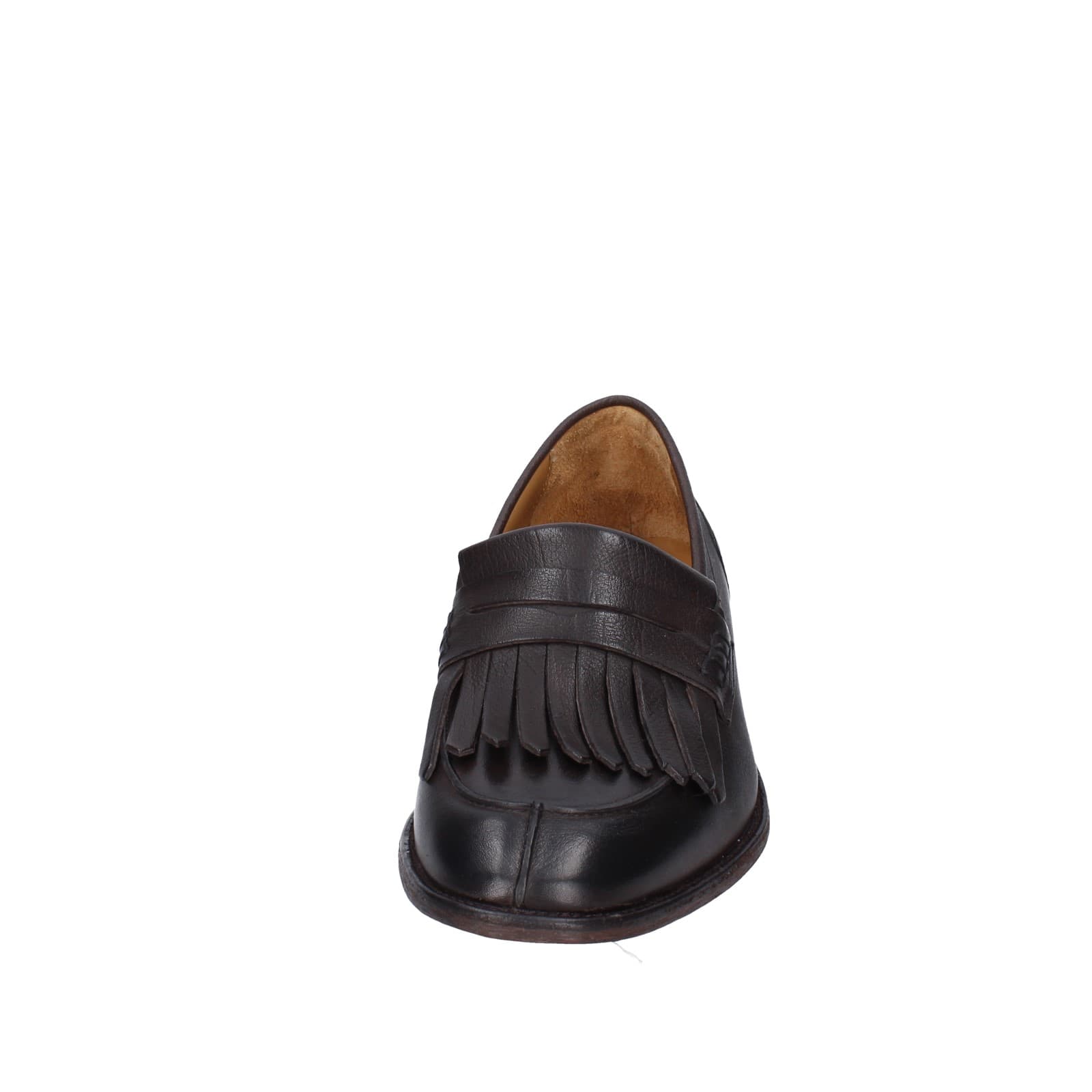 scarpe uomo MANIFATTURE ETRUSCHE mocassini marrone pelle EZ835 Italy
