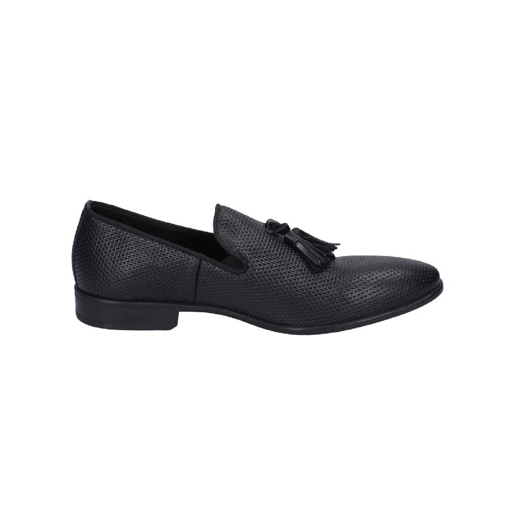 scarpe uomo EVEET mocassini nero pelle EZ224 Promozione