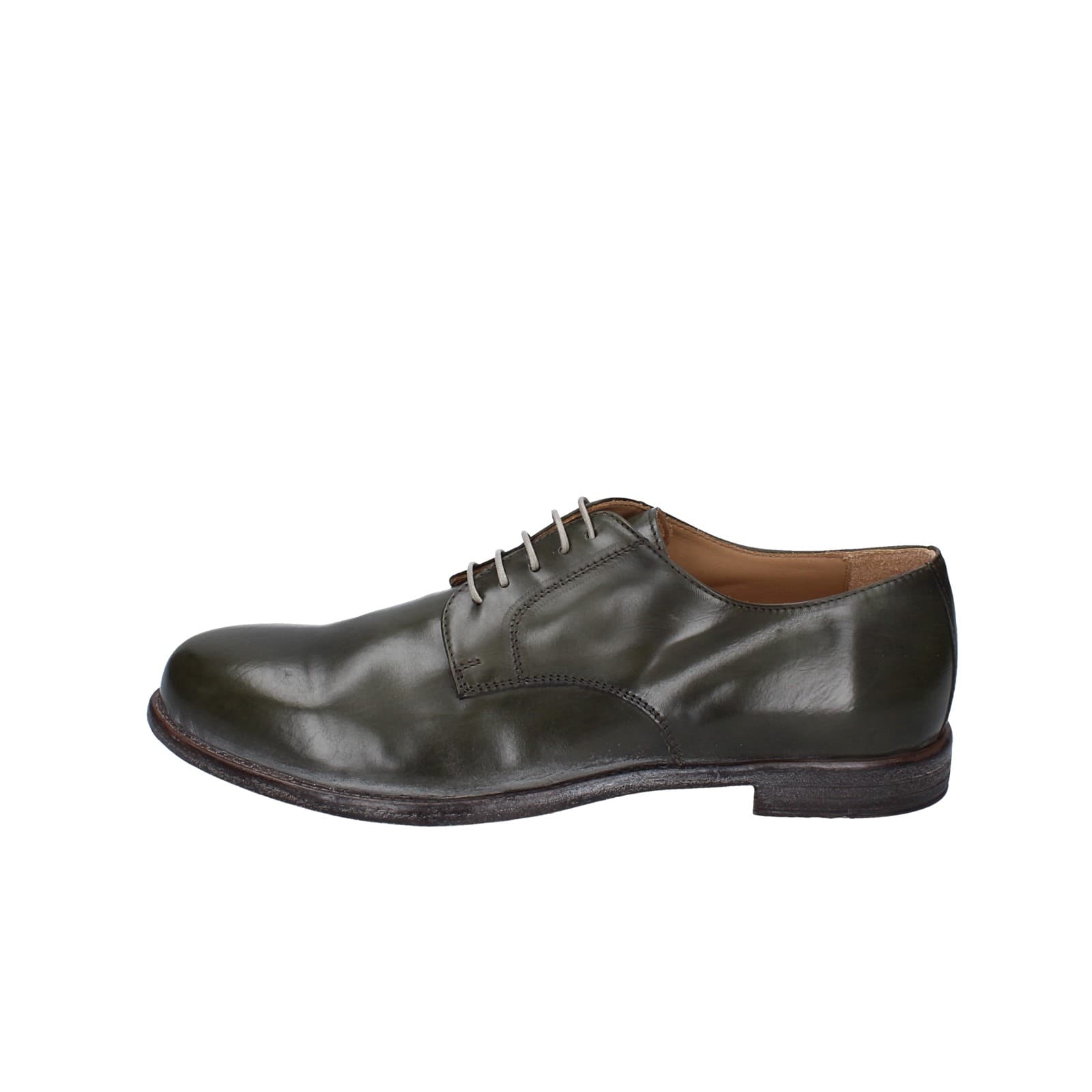 scarpe uomo MOMA classiche verde pelle 2AS433-MU EY448 Shopping Online