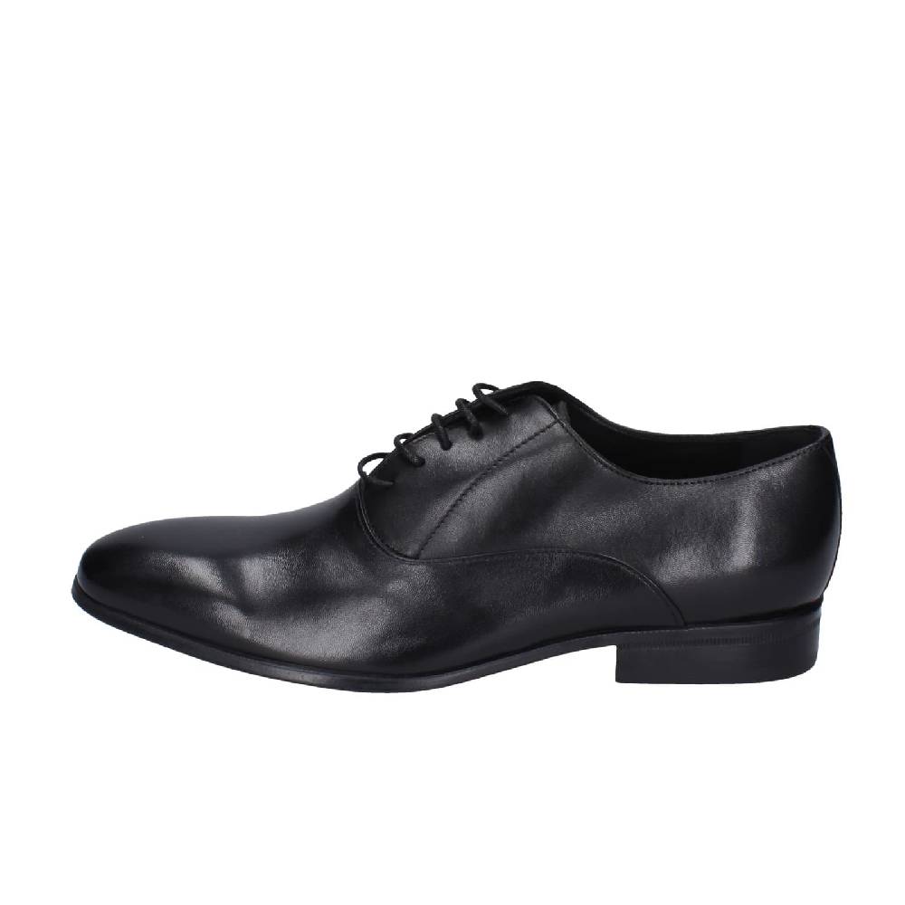 scarpe uomo STEFANO BRANCHINI classiche nero pelle EZ841 Affare Del Giorno
