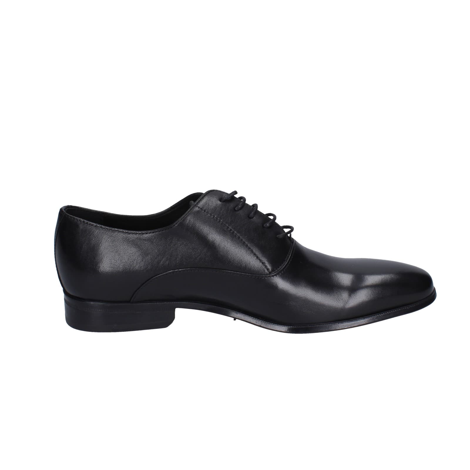 scarpe uomo STEFANO BRANCHINI classiche nero pelle EZ841 Affare Del Giorno