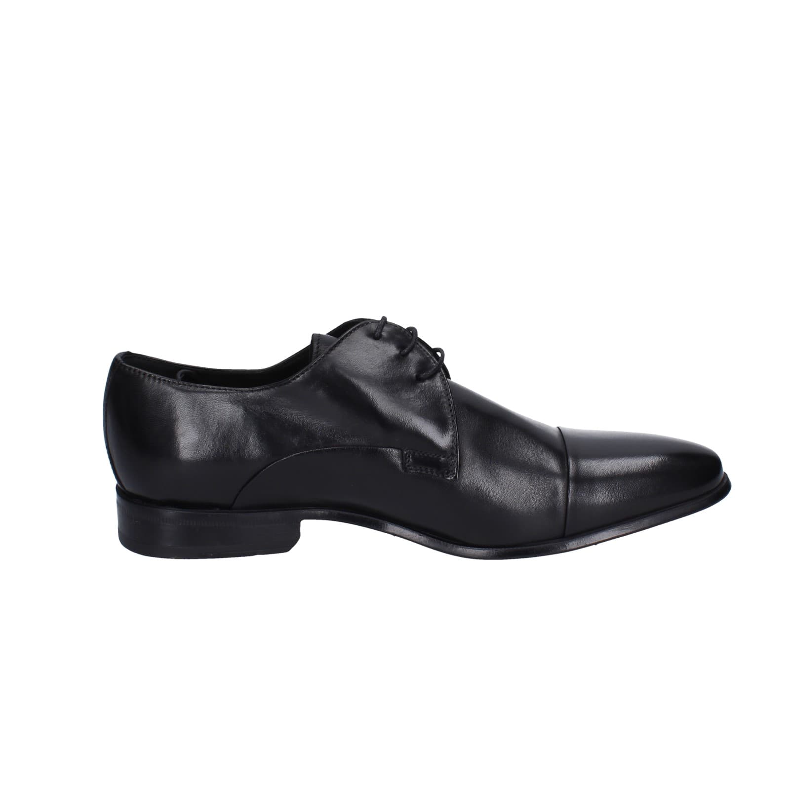 scarpe uomo STEFANO BRANCHINI classiche nero pelle EZ842 Prezzo Ridotto