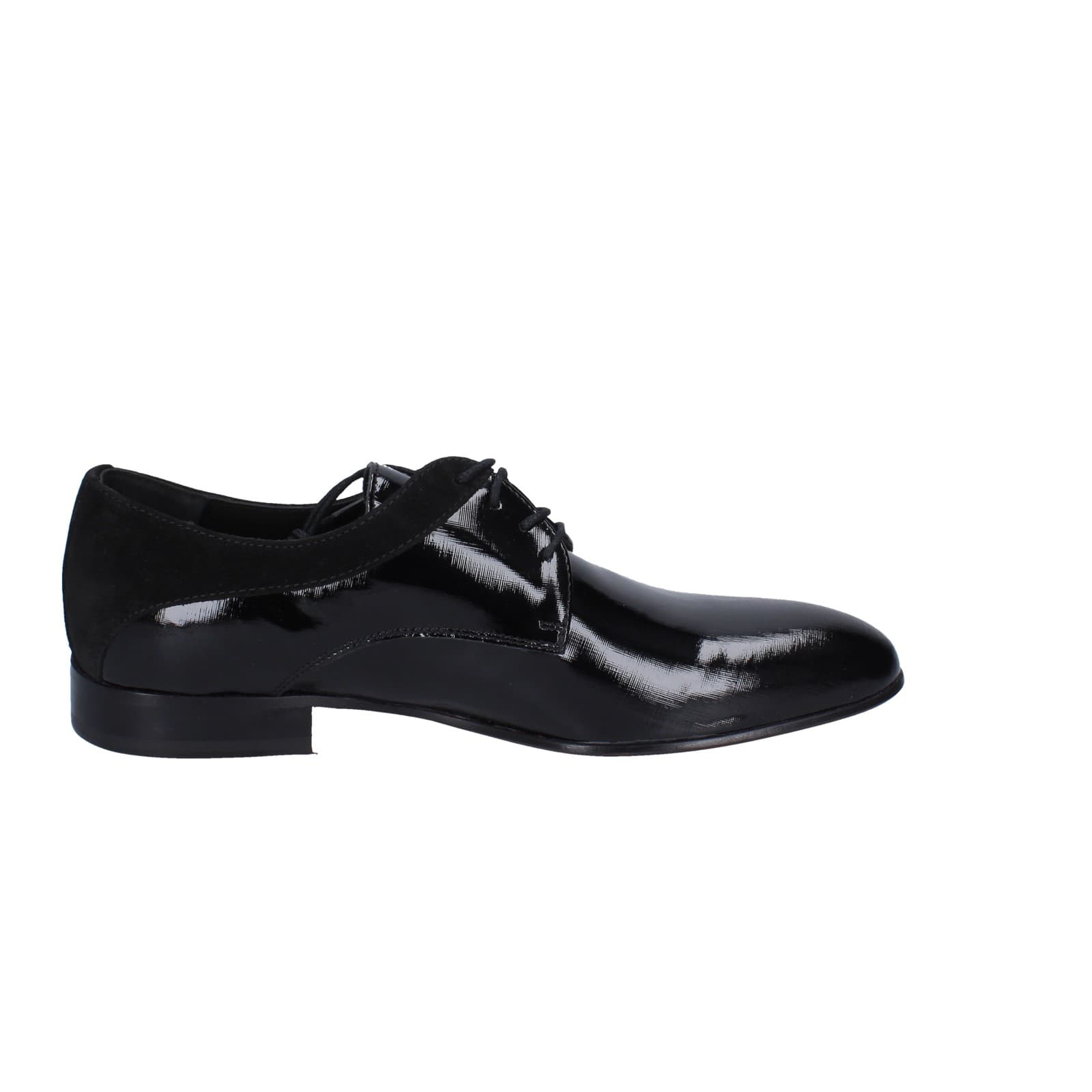 scarpe uomo EVEET classiche nero vernice velluto 15010 EZ120 Convenienza