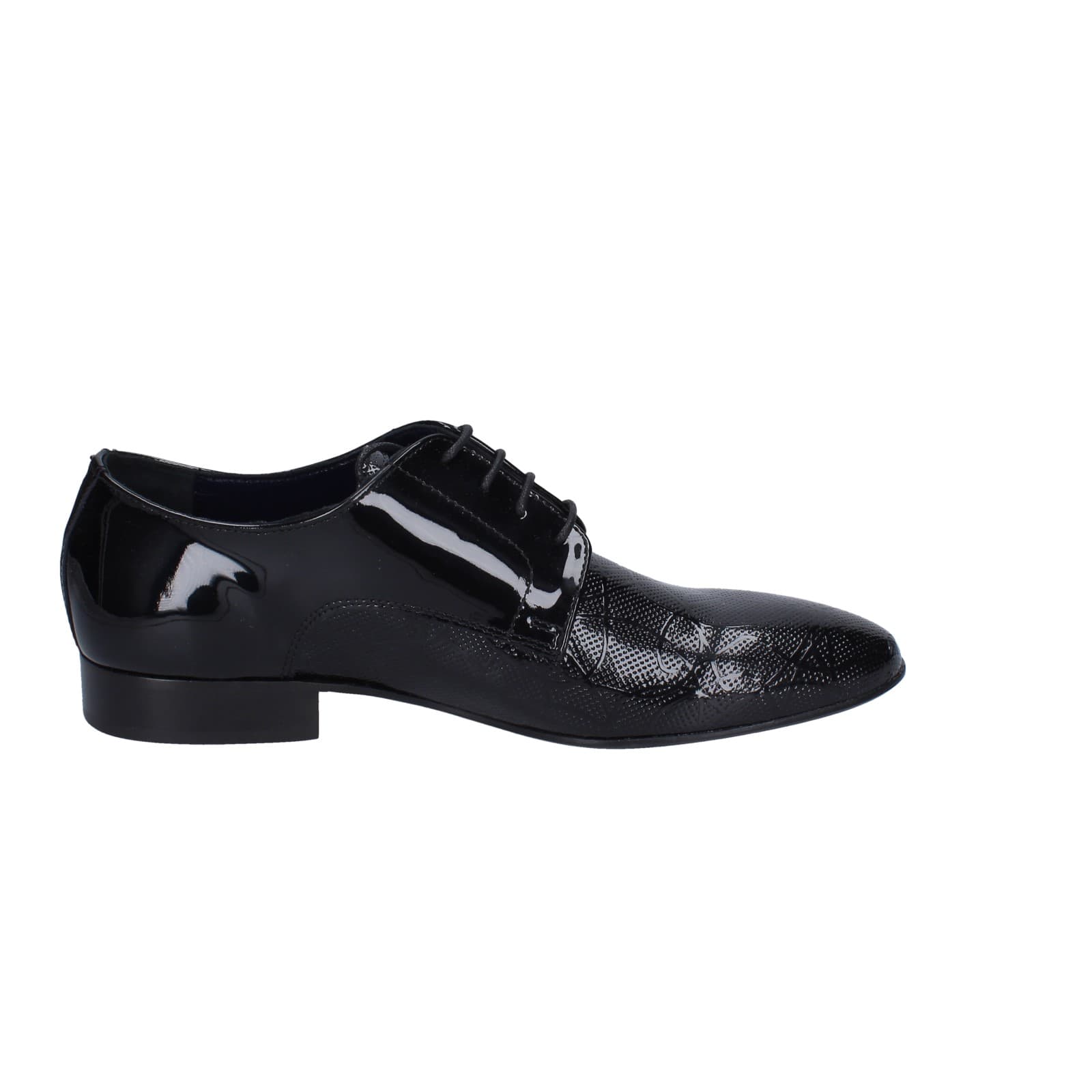 scarpe uomo EVEET classiche nero vernice EZ118 Novità