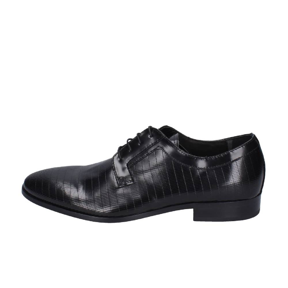 scarpe uomo EVEET classiche nero pelle EZ116 Offerta
