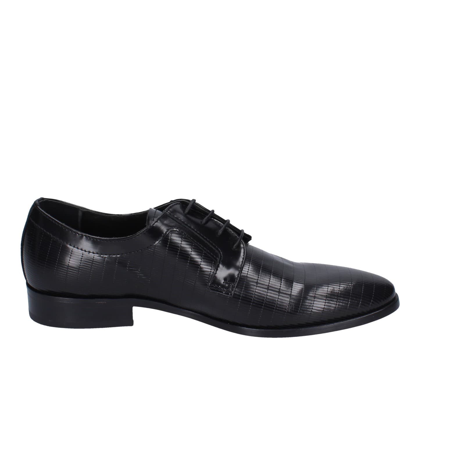scarpe uomo EVEET classiche nero pelle EZ116 Offerta