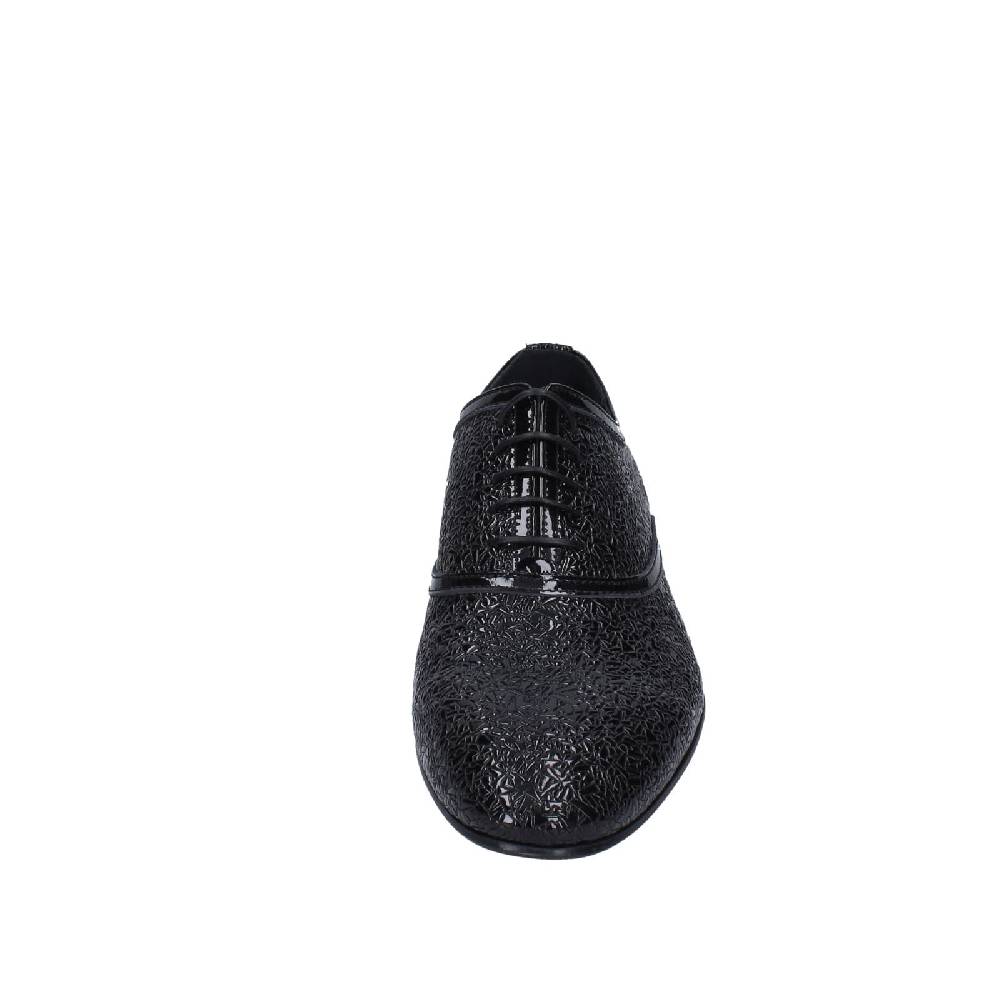 scarpe uomo EVEET classiche nero vernice EZ112 Online