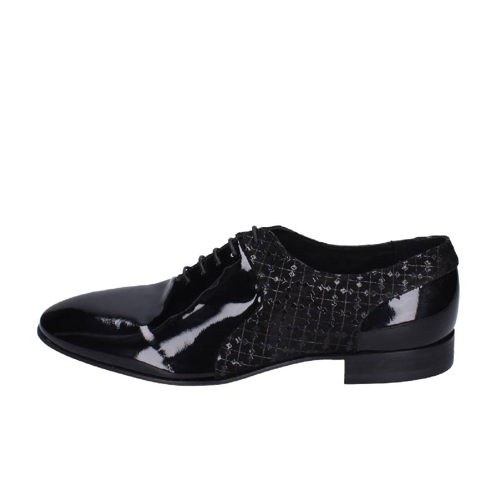 scarpe uomo EVEET classiche nero vernice EZ126 Outlet