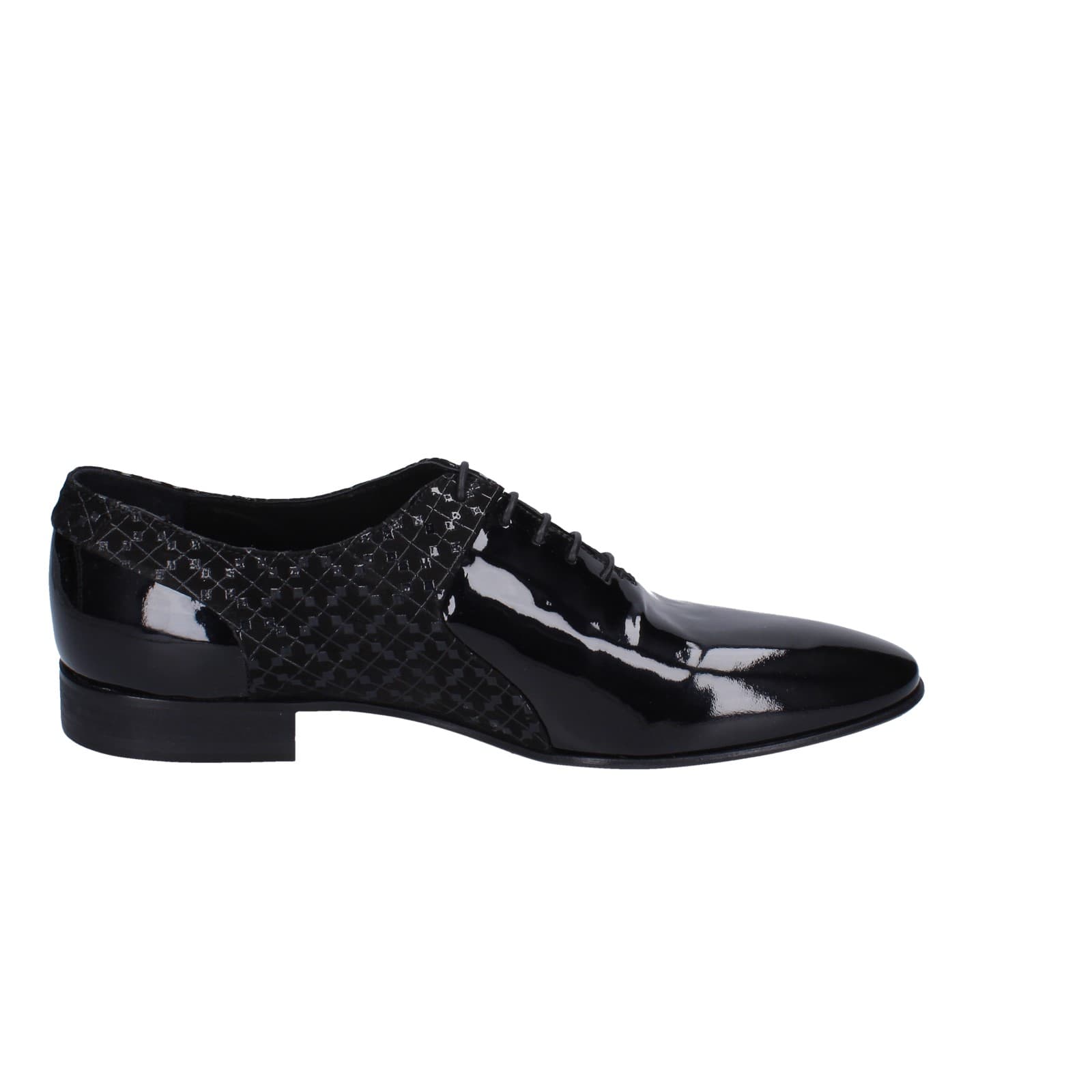 scarpe uomo EVEET classiche nero vernice EZ126 Outlet