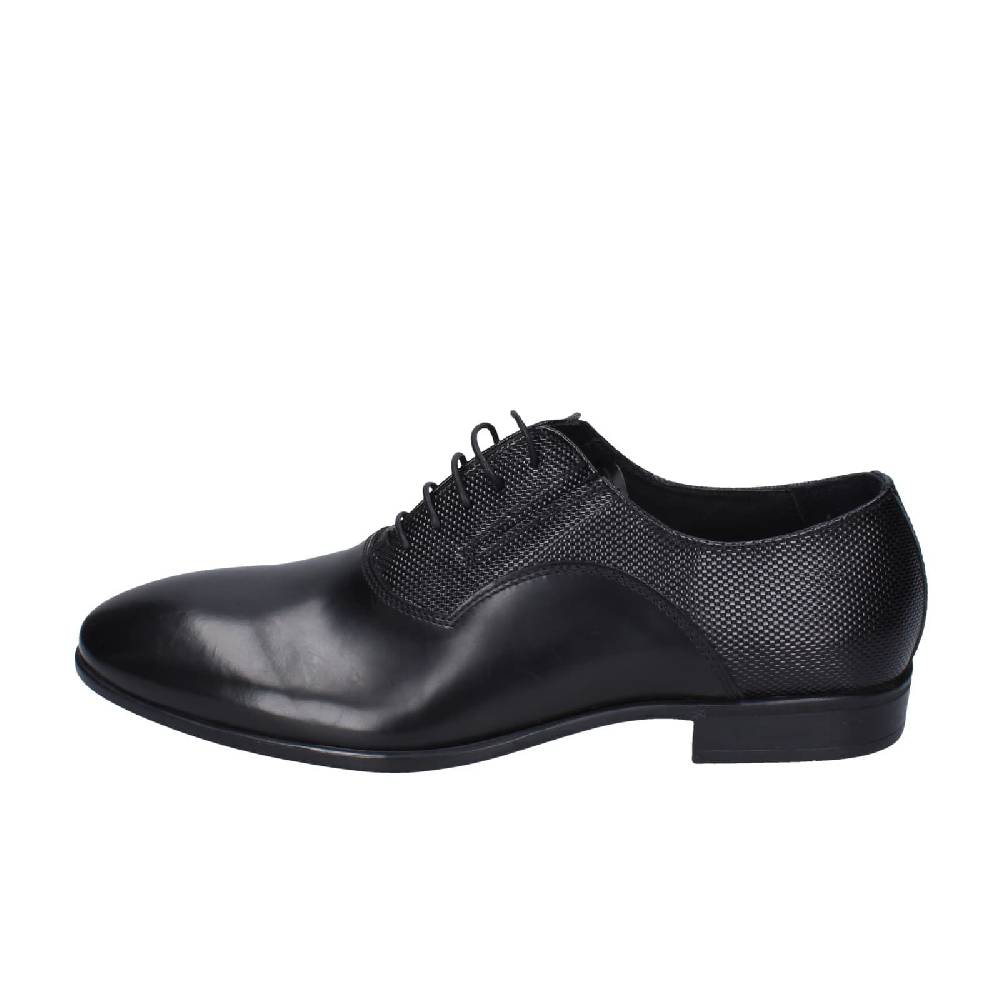 scarpe uomo EVEET classiche nero pelle EZ98 Offerte