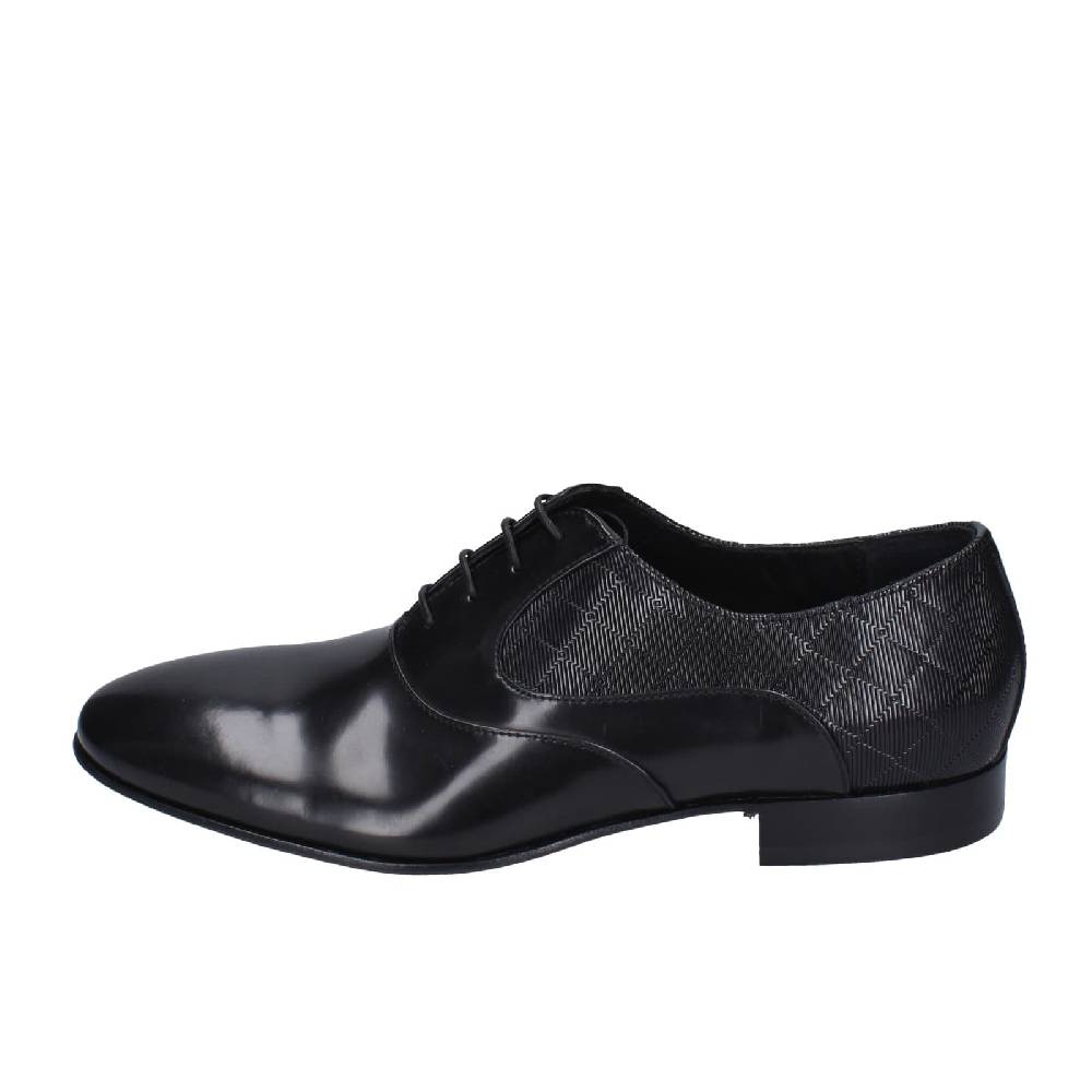 scarpe uomo EVEET classiche nero pelle EZ113 Hotsell
