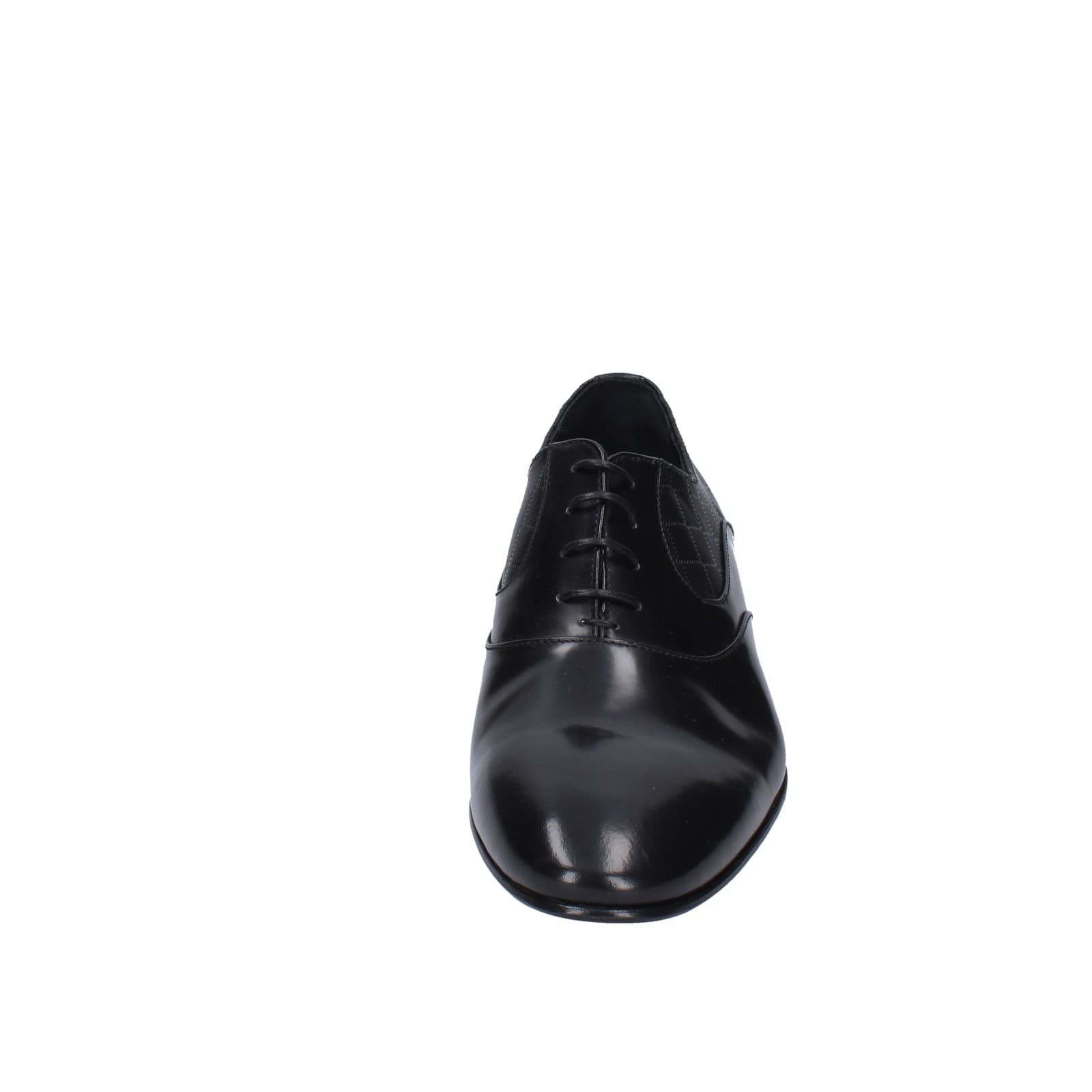 scarpe uomo EVEET classiche nero pelle EZ113 Hotsell