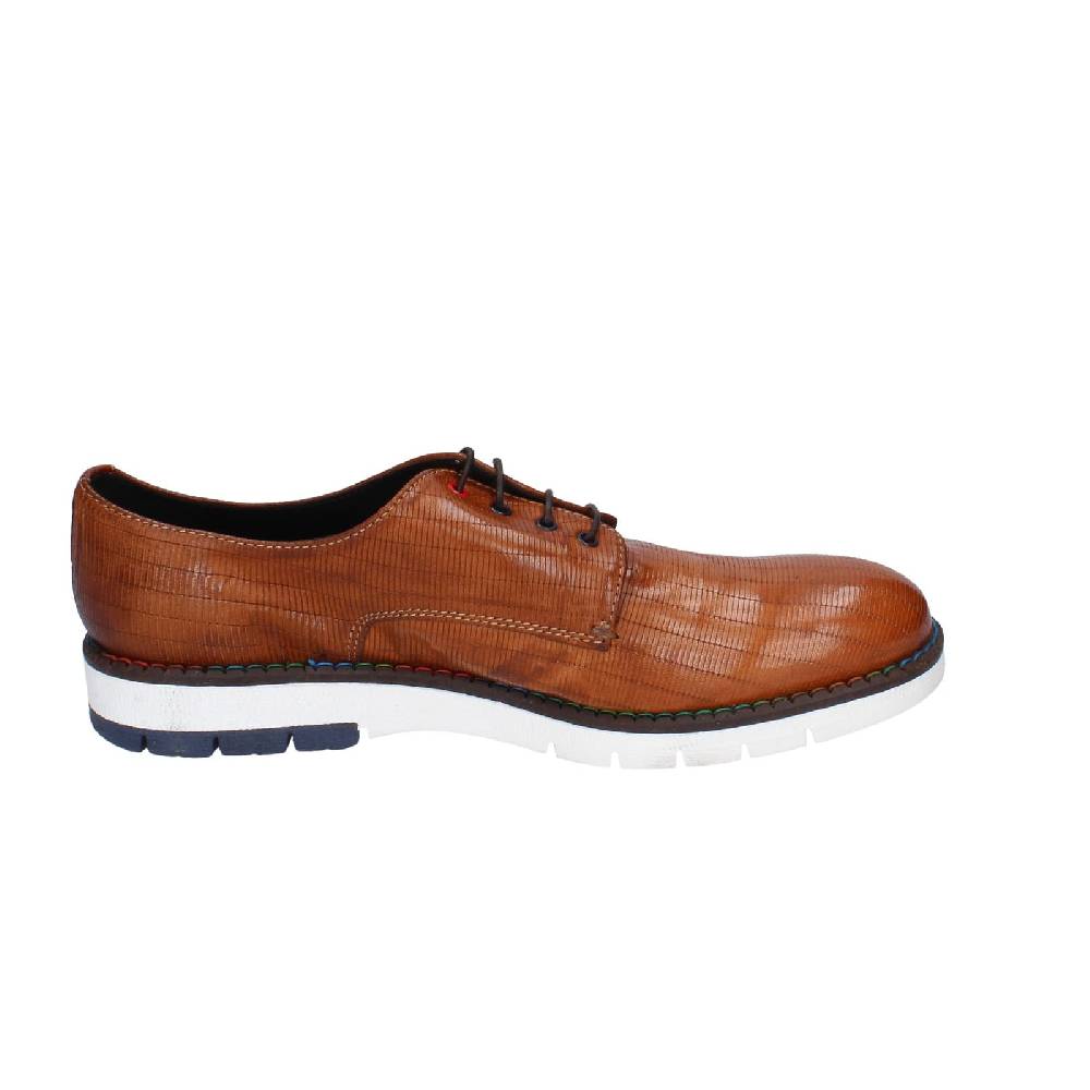 scarpe uomo EVEET classiche marrone pelle EZ147 Vendita Calda