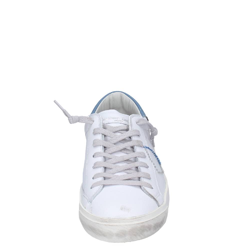scarpe uomo PHILIPPE MODEL sneakers bianco pelle VINTAGE EX356 Saldi Di Fabbrica